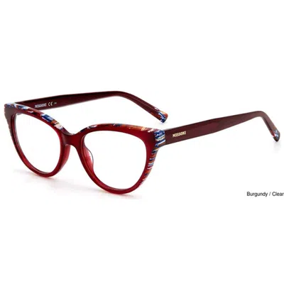 Missoni Demo Cat Eye Ladies Eyeglasses Mis 0091 0sr8 52 In Orange