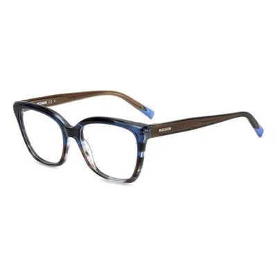 Missoni Demo Square Ladies Eyeglasses Mis 0116 03xj 53 In Blue