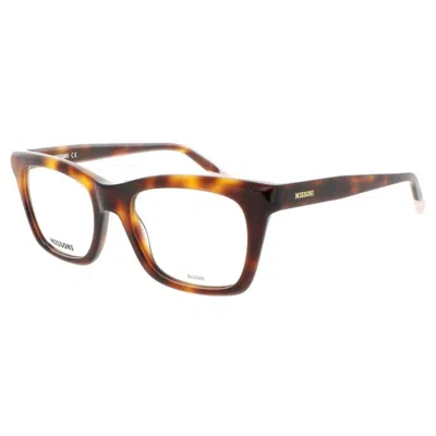 Missoni Demo Square Ladies Eyeglasses Mis0117 005l 50 In Brown