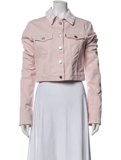 Pre-owned Missoni Denim Jacket In Pink