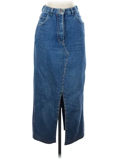 Pre-owned Missoni Denim Skirt In Blue