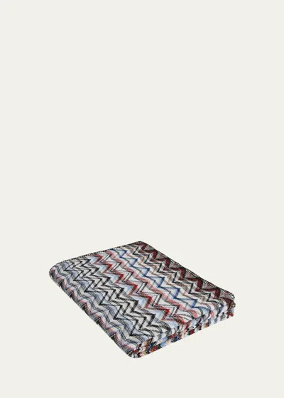 Missoni Denver Wool-blend Throw, 51" X 75" In Blue Multicolor
