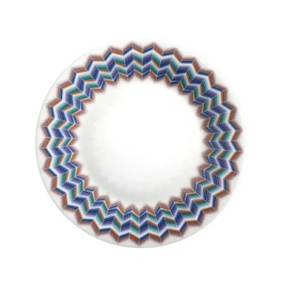 Missoni Dessert Plate 2 Pcs. Set In Blue