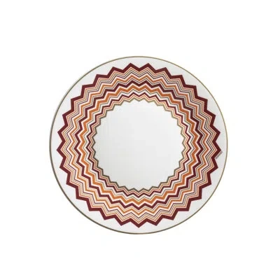 Missoni Dessert Plates Iconic Set Of 2 In Brown