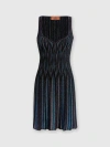 Missoni Diamond Mini Dress In Multicoloured