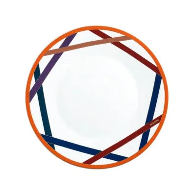 Missoni Dinner Plate Nastri Multicolor - Diam. 10.75"