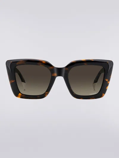 Missoni Dna Cat Eye Acetate Sunglasses In Multicoloured