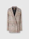 Missoni Lapel Long-sleeved Suit Jacket In Multicoloured