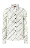 Missoni Double Knit Long Sleeve Shirt In White
