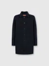 Missoni Double Knit Coat With Zigzag Pattern In Black