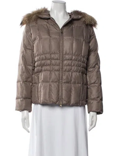 Pre-owned Missoni Down Jacket In Neutrals