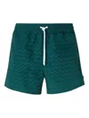 Missoni Elastic Waist Swimming Trunks In Green