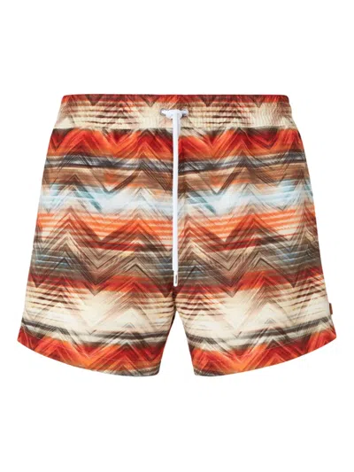 MISSONI DRAWSTRING SWIM SHORTS