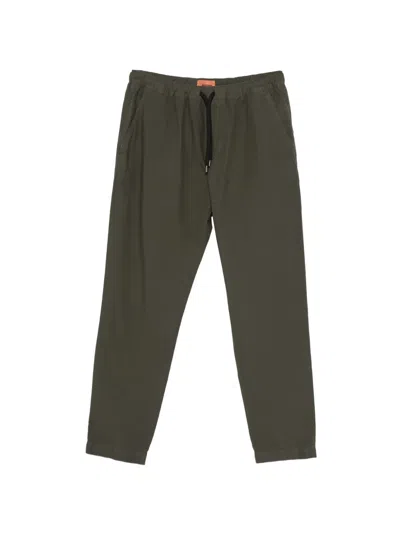 Missoni Drawstring Trousers In Green