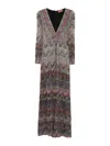 Missoni Midi Dress With Zigzag Pattern In Multi