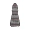 Missoni Metallic Crochet-knit Mini Dress In Multicolor