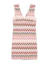 Missoni Women's Sleeveless Short Dress In Multi