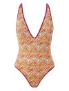 Missoni Zigzag-print Swimsuit In Smmz Multi Stick Mul