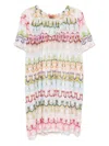 Missoni Kurzes Kleid Mit V-ausschnitt Aus Spitze In Smqs