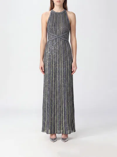 Missoni Dress Woman Color Green In Multi