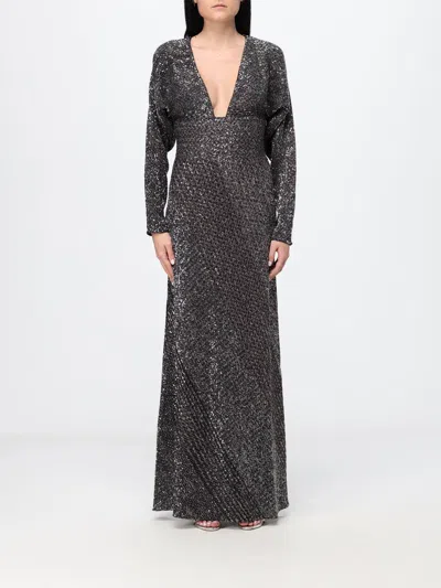 Missoni Dress Woman Color Silver In Gray