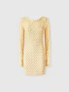 Missoni Scalloped Metallic Crochet-knit Mini Dress