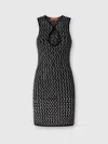 Missoni Zigzag Sequin-embellished Mini Dress In Black
