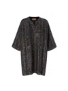 Missoni V-neck Sequin Embroidered Mini Dress In Black