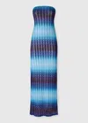 Missoni Long Cover-up Without Straps In Blue/purple