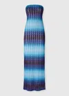 Missoni Long Cover-up Without Straps In Blue/purple