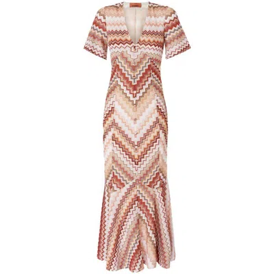 Missoni Dresses In Brown