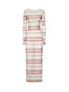 Missoni Zigzag-pattern Dress In Multicolour