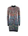 Missoni Jacquard Mini Dress In Multicolour