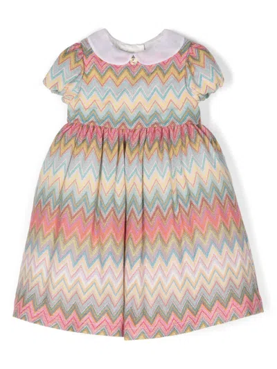 Missoni Kids'  Dresses Multicolour In Colourful