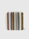 Missoni Dune 40x40x40 Cm Cubic Outdoor Pouffe In Multicoloured