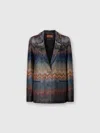 Missoni Chevron-pattern Blazer In Multi