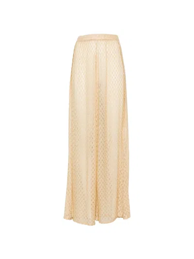 Missoni Elactic-waistband Trousers In Neutral