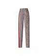 Missoni Printed Casual Pants In Black/silver