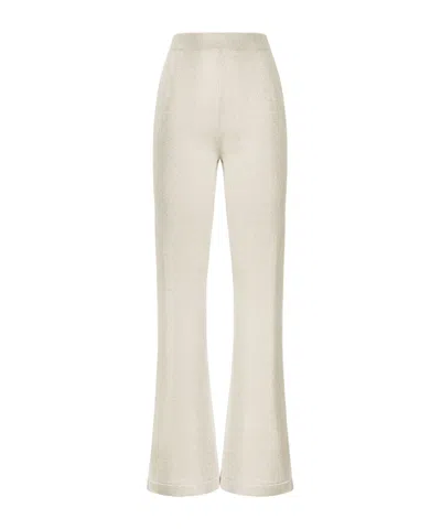 Missoni Elastic Waist Casual Pants In White
