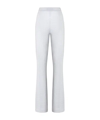 Missoni Elastic Waist Casual Pants In White