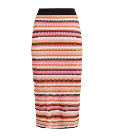 Missoni Elastic Waist Skirt In Multicolor