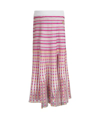 Missoni Kids' Elastic Waist Skirt In Pink