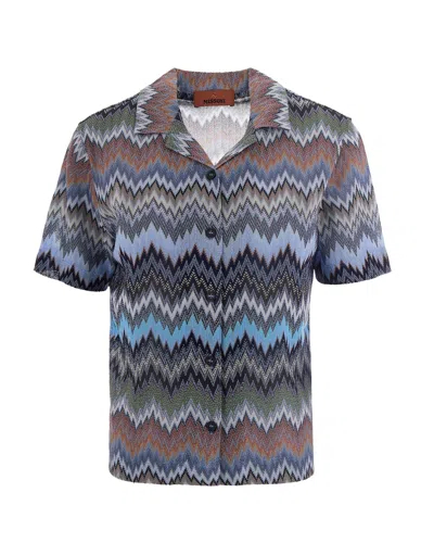 Missoni Chic Mini Shirt For Women In Multi