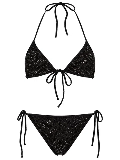 Missoni Costume Bikini Con Paillettes In Black