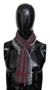 Missoni Elegant Multicolor Striped Wool Scarf