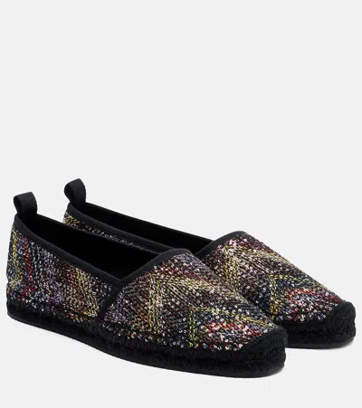Missoni Elle Sequined Espadrilles In Multi