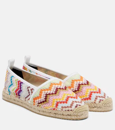 Missoni Elle Zigzag Lamé Espadrilles In Multi