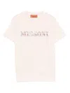 Missoni Embellished Logo T-shirt In Pink