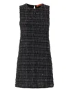 Missoni Embellished Tweed Mini Dress In Black