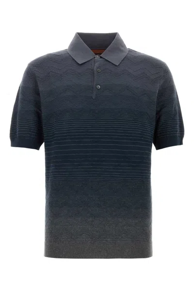 Missoni Embroidered Cotton Polo Shirt